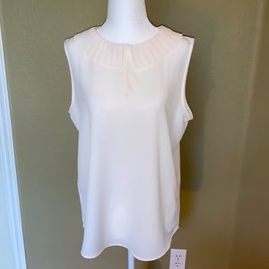 Ann Taylor M Ivory Blouse NWOT